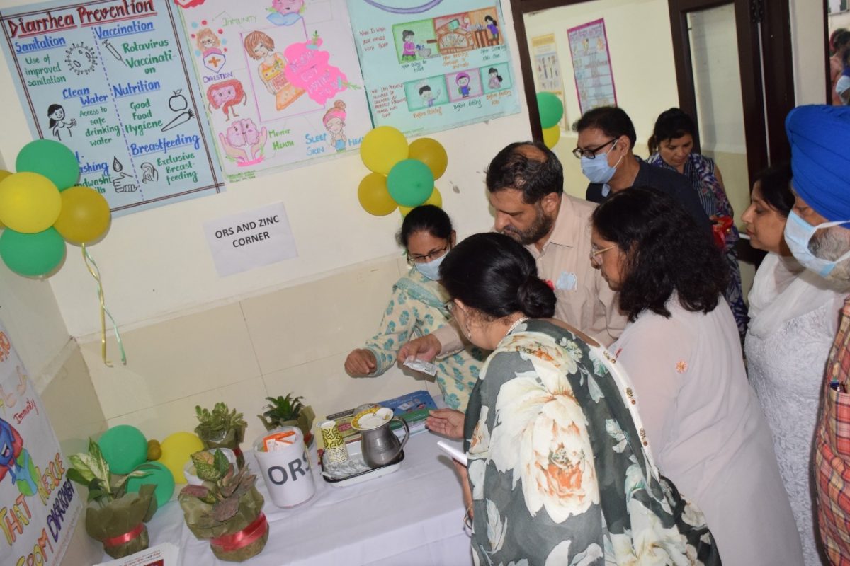 Health Department Launches State Level Diarrhea Prevention Fortnight From Mohali