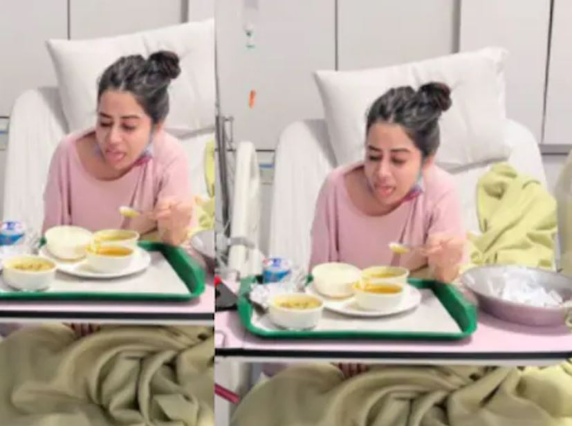 Urfi Javed vomiting with high fever, admitted to hospital