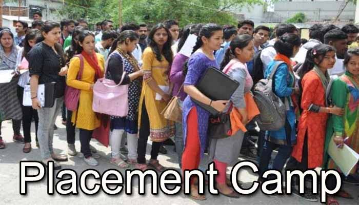 Employment opportunity, placement camp is starting here on 6th October