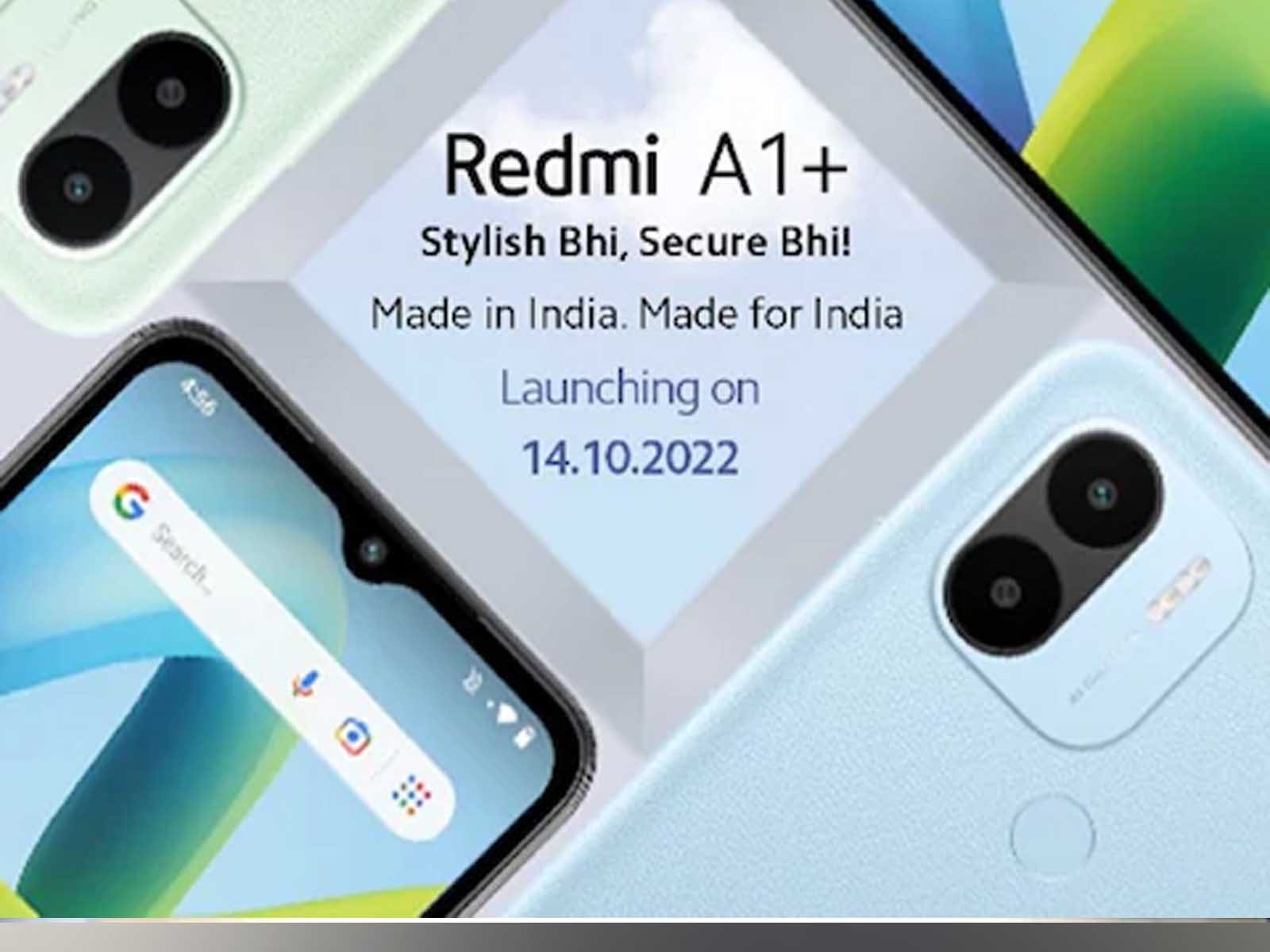 Redmi A1 Plus ਭਾਰਤ 'ਚ 14 ਅਕਤੂਬਰ ਨੂੰ ਹੋਵੇਗਾ ਲਾਂਚ, ਬਜਟ ਮੁਤਾਬਿਕ ਹੋਵੇਗਾ ਲਾਭ 